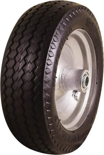 Marathon Industries - 3-19/64" Wide x 10-1/2" High x 4" Deep Flat Free Hand Truck Tire - 300 Lb Load Capacity - USA Tool & Supply