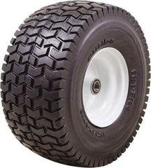 Marathon Industries - 6-7/64" Wide x 15" High x 7" Deep Turf Flat Free Hand Truck Tire - 500 Lb Load Capacity - USA Tool & Supply