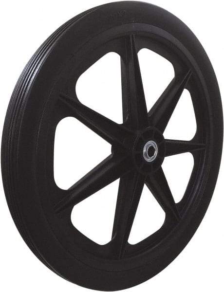 Marathon Industries - 1-27/32" Wide x 20" High x 2" Deep Flat Free Hand Truck Tire - 250 Lb Load Capacity - USA Tool & Supply