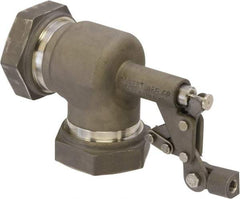 Control Devices - 1-1/2" Pipe, Stainless Steel, Angle Pattern-Single Seat, Mechanical Float Valve - 100 psi, FIP End Connections - USA Tool & Supply