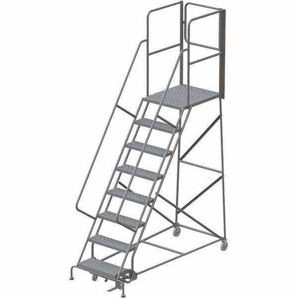 TRI-ARC - Rolling & Wall Mounted Ladders & Platforms Type: Rolling Warehouse Ladder Style: Rolling Platform Ladder - USA Tool & Supply
