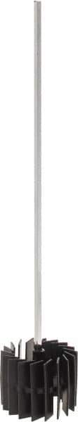 Hyde Tools - Steel & Polypropylene Paint Mixer - 17-1/2" Long, 5/16" Shank Diam, Compatible with 1 to 5 Gal Containers - USA Tool & Supply