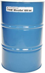 Master Fluid Solutions - Trim MicroSol 606 bd, 54 Gal Drum Cutting & Grinding Fluid - Semisynthetic - USA Tool & Supply