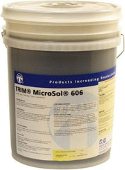 Master Fluid Solutions - Trim MicroSol 606, 5 Gal Pail Cutting & Grinding Fluid - Semisynthetic - USA Tool & Supply