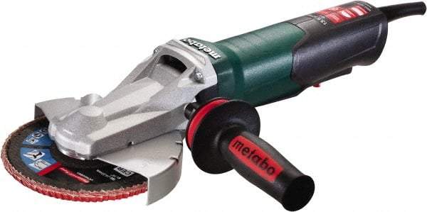 Metabo - 6" Wheel Diam, 9,600 RPM, Corded Angle & Disc Grinder - 5/8-11 Spindle, 13.5 Amps - USA Tool & Supply