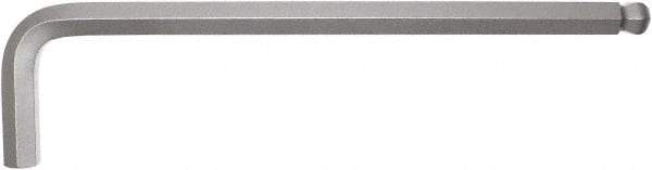 Paramount - 14mm Hex, Long Arm, Ball End Hex Key - 10-13/64" OAL, Protanium High Torque Steel, Metric System of Measurement - USA Tool & Supply