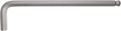 Paramount - 14mm Hex, Long Arm, Ball End Hex Key - 10-13/64" OAL, Protanium High Torque Steel, Metric System of Measurement - USA Tool & Supply