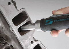 Dynabrade - 1/4" Collet, Straight Handle, Air Straight Die Grinder - 25,000 RPM, Rear Exhaust, 20 CFM, 0.4 hp, 90 psi, 1/4" Inlet - USA Tool & Supply