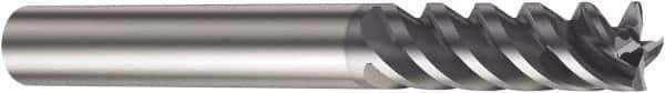 Sandvik Coromant - 5/8", 4 Flute, Solid Carbide, 1/32" Corner Radius End Mill - 4-1/2" OAL, 50° Helix, 1-1/4" LOC - USA Tool & Supply