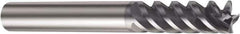 Sandvik Coromant - 7.94mm, 1" LOC, 3/8" Shank Diam, 3-1/2" OAL, 4 Flute, Solid Carbide Square End Mill - Single End, TiAlN Finish, Helical Flute, 50° Helix, Centercutting, Right Hand Cut, Right Hand Flute, Series CoroMill Plura - USA Tool & Supply