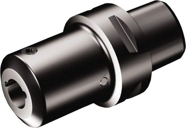 Sandvik Coromant - C3;4 System Size, Modular Tool Holding System Adapter - 42mm Projection, 21mm Body Diam, 61mm OAL, Through Coolant - Exact Industrial Supply
