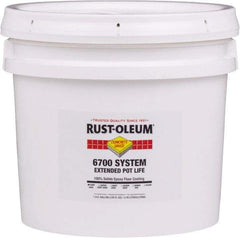 Rust-Oleum - 2 Gal Pail Super Light Gray Epoxy Floor Coating - 100 Sq Ft/Gal Coverage, <100 g/L g/L VOC Content, Low Odor & Low VOC - USA Tool & Supply