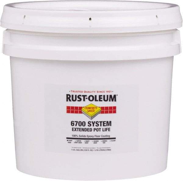 Rust-Oleum - 1 Gal Clear Epoxy Floor Coating - Low Odor & Low VOC - USA Tool & Supply