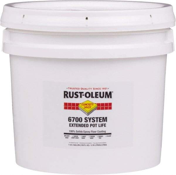 Rust-Oleum - 1 Gal Clear Epoxy Floor Coating - Low Odor & Low VOC - USA Tool & Supply