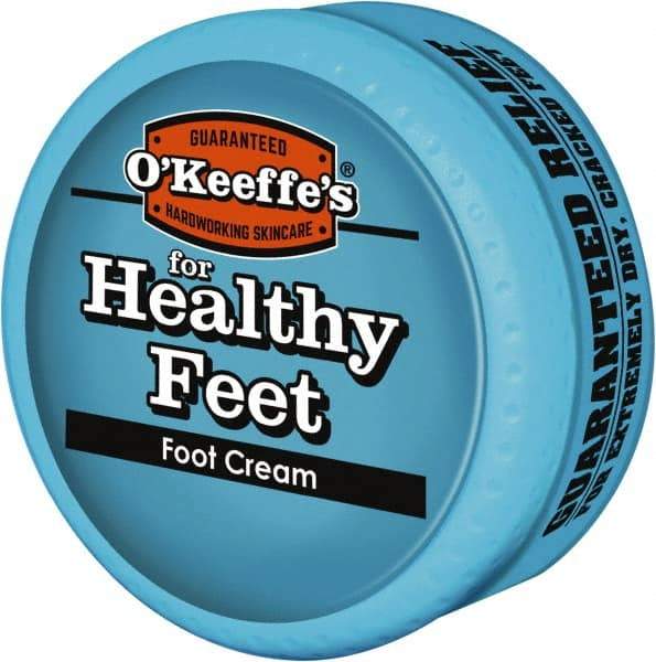 O'Keeffe's - 3.2 oz Moisturizing Foot Cream - Comes in Jar, Fragrance Free - USA Tool & Supply