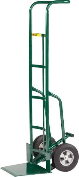 Little Giant - 800 Lb Capacity 60" OAH Hand Truck - Continuous Handle, Steel, Solid Rubber Wheels - USA Tool & Supply