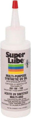 Synco Chemical - 4 oz Bottle Oil with PTFE Direct Food Contact White Oil - Translucent, -45°F to 450°F, Food Grade - USA Tool & Supply