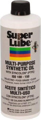 Synco Chemical - 1 Pint Bottle Oil with PTFE Direct Food Contact White Oil - Translucent, -45°F to 450°F, Food Grade - USA Tool & Supply