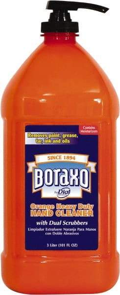 Boraxo - 3 L Pump Bottle Liquid Soap - Orange (Color), Orange Scent - USA Tool & Supply