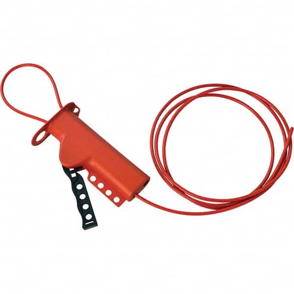 Brady - Cable Lockouts Cable Length (Feet): 8 Number of Lockout Points: 4 - USA Tool & Supply