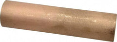 Made in USA - 1-1/2 Inch Outside Diameter x 6-1/2 Inch Long, Bronze Round Tube - 1 Inch Inside Diameter, Alloy SAE 841 Oil Impregnated Bronze, 2 Lb. Shipping Weight - USA Tool & Supply
