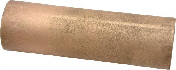 Made in USA - 2 Inch Outside Diameter x 6-1/2 Inch Long, Bronze Round Tube - 1-1/2 Inch Inside Diameter, Alloy SAE 841 Oil Impregnated Bronze, 3 Lb. Shipping Weight - USA Tool & Supply