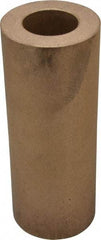 Made in USA - 2-1/2 Inch Outside Diameter x 6-1/2 Inch Long, Bronze Round Tube - 1-1/2 Inch Inside Diameter, Alloy SAE 841 Oil Impregnated Bronze, 6 Lb. Shipping Weight - USA Tool & Supply