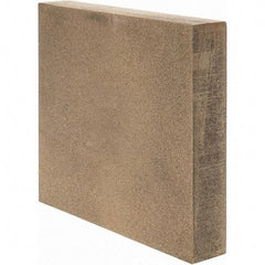 Made in USA - 1 Inch Thick x 5 Inch Wide x 6 Inch Long, Oil Impregnated Bronze Plate - Alloy SAE 841 - USA Tool & Supply