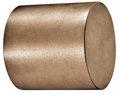 Made in USA - 1 Inch Diameter x 6-1/2 Inch Long, Oil Impregnated Bronze Round Rod - Alloy SAE 841 - USA Tool & Supply