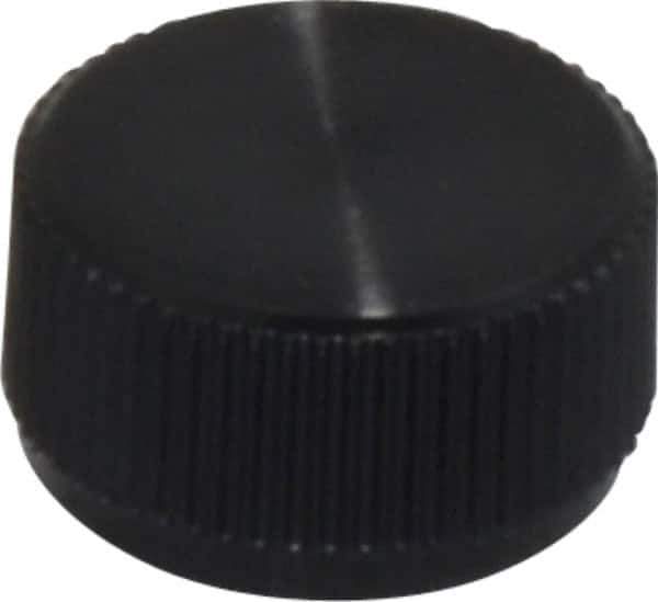 Made in USA - Knurled Plastic Thumb Screw - 5/16" OAL, 5/16" Head Diam x 11/64" Head Height - USA Tool & Supply