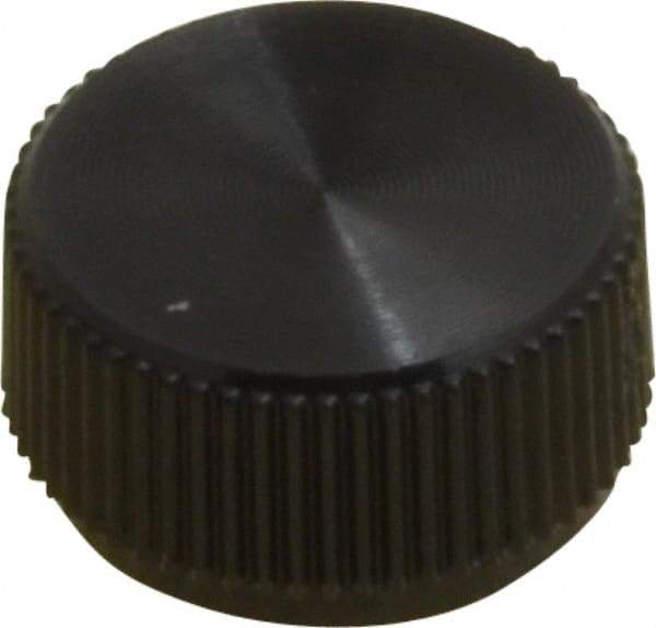 Made in USA - Knurled Plastic Thumb Screw - 3/8" OAL, 3/8" Head Diam x 13/64" Head Height - USA Tool & Supply