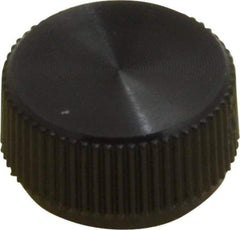 Made in USA - Knurled Plastic Thumb Screw - 3/8" OAL, 3/8" Head Diam x 13/64" Head Height - USA Tool & Supply