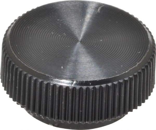 Made in USA - Knurled Plastic Thumb Screw - 1/2" OAL, 1/2" Head Diam x 7/32" Head Height - USA Tool & Supply