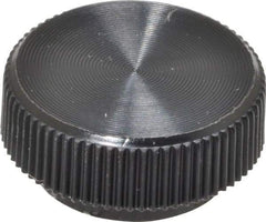 Made in USA - Knurled Plastic Thumb Screw - 1/2" OAL, 1/2" Head Diam x 7/32" Head Height - USA Tool & Supply