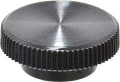 Made in USA - Knurled Plastic Thumb Screw - 3/4" OAL, 3/4" Head Diam x 5/16" Head Height - USA Tool & Supply