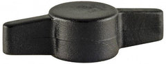 Made in USA - Tee Plastic Thumb Screw - 1" OAL, 1" Head Diam x 1/4" Head Height - USA Tool & Supply