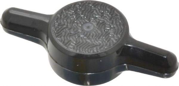 Made in USA - Tee Plastic Thumb Screw - 1" OAL, 1" Head Diam x 1/4" Head Height - USA Tool & Supply