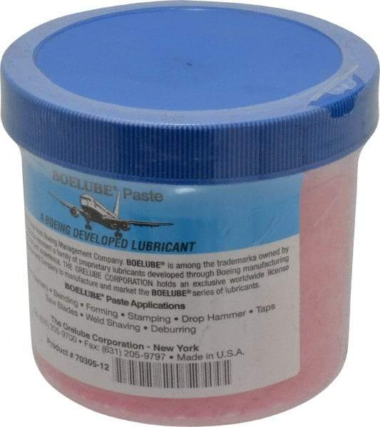 Boelube - 12 oz Jar Lubricant - Pink, -20°F Max - USA Tool & Supply