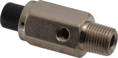 Specialty Mfr - 1/8M Exhaust Push Button Valve - 0.15 CV Rate, 150 Max psi, Normally Closed Actuator - USA Tool & Supply