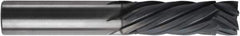 RobbJack - 10mm Cutting Diam x 25mm Length of Cut, 6 Flute, Compression Spiral Router Bit - Diamond Coated, Right Hand Cut, Solid Carbide, 2-1/2" OAL x 10mm Shank Diam, Compression - USA Tool & Supply