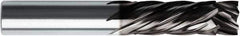 RobbJack - 3/8" Cutting Diam x 1" Length of Cut, 6 Flute, Compression Spiral Router Bit - Diamond Coated, Right Hand Cut, Solid Carbide, 2-1/2" OAL x 3/8" Shank Diam, Compression - USA Tool & Supply