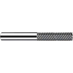 Fraisa - 1, 4" LOC, 1" Shank Diam, 7" OAL, 7 Flute Solid Carbide Square End Mill - USA Tool & Supply