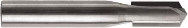 RobbJack - 3/16" Diam, 3/16" Shank Diam, 7/16" Length of Cut, 2 Flute Drill Point End Straight Router Bit - 2" Overall Length, Right Hand Cut, Solid Carbide - USA Tool & Supply