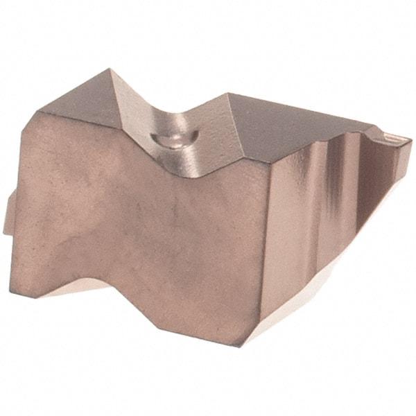 Kennametal - 2NG K Grade KCP25B, 0.79mm Cutting Width Carbide Grooving Insert - 1.27mm Max Depth of Cut, Right Hand, 0.089mm Corner Radius, TiOCN Finish - USA Tool & Supply