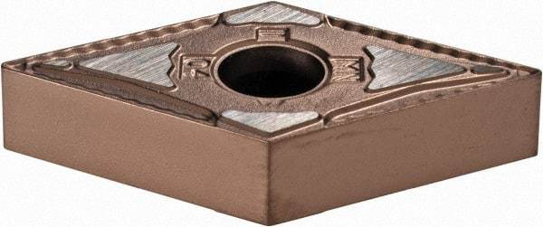 Kennametal - DNMG431 MN Grade KCP25B Carbide Turning Insert - TiOCN Finish, 55° Diamond, 1/2" Inscr Circle, 3/16" Thick, 1/64" Corner Radius - USA Tool & Supply