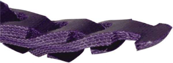 Fenner Drives - Section Round, 9/16" Diam, Adjustable Replacement Belt - Polyester/Polyurethane Composite, Purple, Link Style Round Belt - USA Tool & Supply