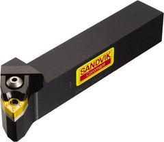 Sandvik Coromant - MWLNR/L, Right Hand Cut, -5° Lead Angle, 20mm Shank Height x 20mm Shank Width, Negative Rake Indexable Turning Toolholder - 125mm OAL, WNMG 06 04 08, WNMG 332 Insert Compatibility, Series T-Max P - USA Tool & Supply