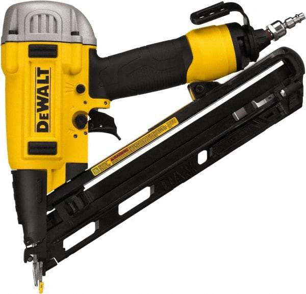 DeWALT - 1-1/4 to 2-1/2" Nail Length, 15 Gauge Finish Air Nailer - 90 to 125 psi - USA Tool & Supply