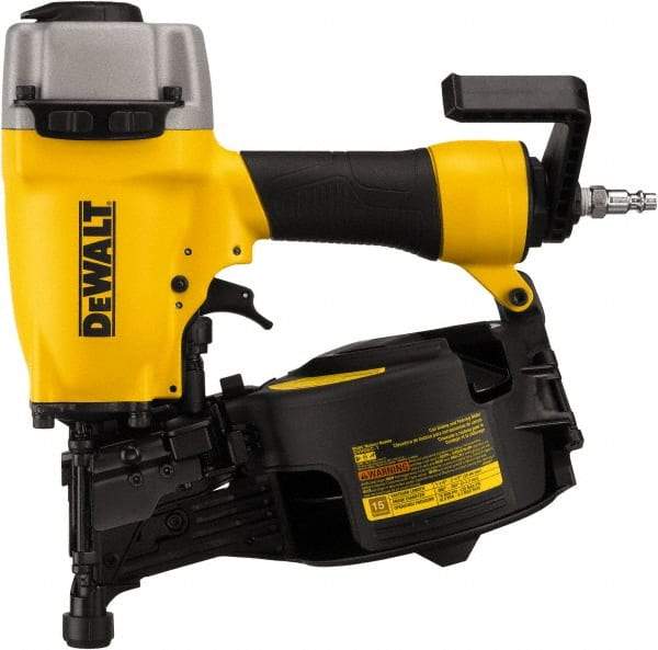 DeWALT - 1-1/4 to 2-1/2" Nail Length, 0.08 to 0.09" Nail Diam, Siding Air Nailer - 70 to 100 psi - USA Tool & Supply