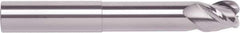 RobbJack - 1", 3 Flute, Single End, Solid Carbide, 0.03" Corner Radius End Mill - 6" OAL, 40° Helix, Right Hand Flute, 1" LOC, Right Hand Cut, 3-1/2" Extended Reach - USA Tool & Supply